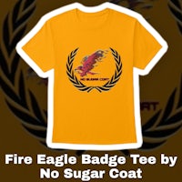 fire eagle badge tee by no sugar coat
