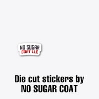 no sugar die cut stickers by no sugar coat